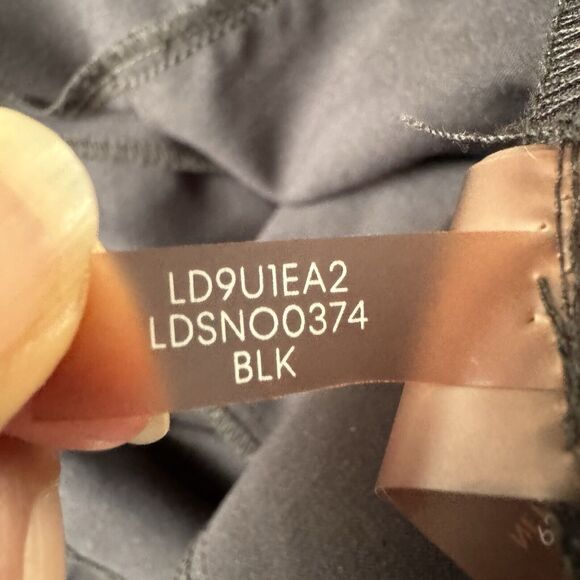 karl lagerfeld Women’s Wide Leg Jumpsuit Black With Stitching Size 12 - Picture 13 of 16